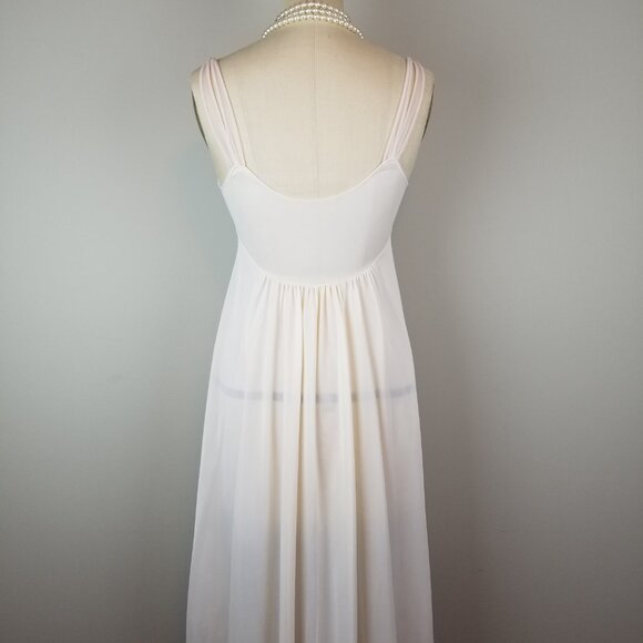 Romantic Vintage 1940's Regency Style Blush Pink Nightgown Small by Van Raalte - Picture 7 of 11